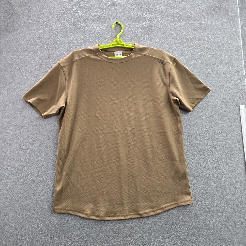 Condor Men Shirt XL‎ Tan Activewear Short Sleeve